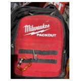 Milwaukee, backpack with contents used