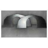 Reflector end caps