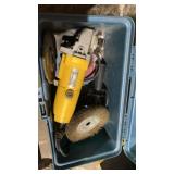 Toolbox with a grinder corded not tested