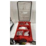 Milwaukee packout case with contents