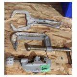 3 assorted clamps used