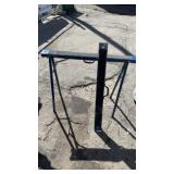 2 sawhorses used collapsible for storage (sc9)