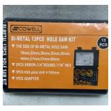 13 piece hole saw kit