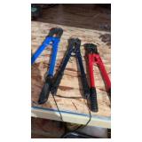 Set of three cutters used
