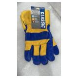 BDG Classic Split Leather Fitter Gloves Size XL