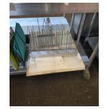 Cutting board racks including two 30X 24-in