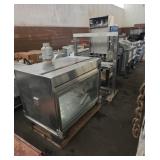 Heart chicken Rotisserie Oven with skewer cart