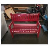 Red bench
