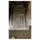 Assorted pans and lids Cambro