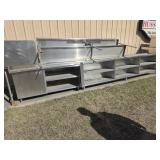 198 inch plateware shelf