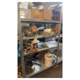 One lot chain, electrical wires, and parts the