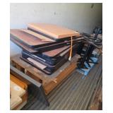 Pallet of miscellaneous tabletops