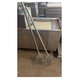 Two pieces stainless steel kettle with mixer