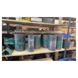 One lot of heavy plastic rolls
