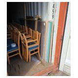 Approx 41 pieces 10 ft x 49 metal sheets