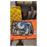 Box of rolling tires