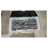 Box of assorted screwdrivers
