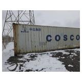 40 ft gray sea can CBHU905445