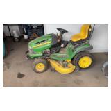 John Deere LA140 Lawn Tractor. Turns over but did