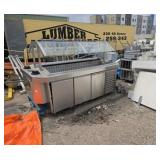 5 x 9 ft buffet station