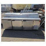 93-in Beverage Air Pizza prep table