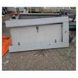 Walking cooler door and frame