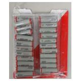 Double AA batteries open box
