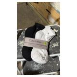 Calvin Klein ruffle anklet socks, eight pairs