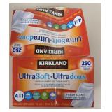 Kirkland Dryer sheets box may be open