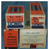 4 EMPTY Lionel Accessory Boxes