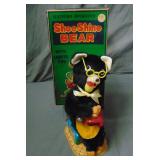 Battery Operated Shoe Shine Bear Boxed.