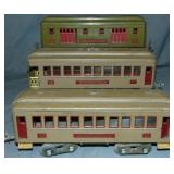 3 Lionel ST GA Passenger Cars