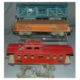 3 American Flyer ST GA Freight Cars