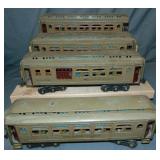 4 Lionel ST GA Passenger Cars