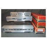 3 Boxed Lionel Passenger Cars
