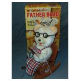 Battery Operated Father Bear in Box.