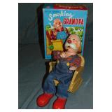 Boxed Battery Operated Smoking Grandpa