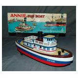 Boxed Battery Operated ANNIE Tug Boat