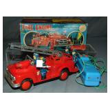 Boxed Battery Operated Cragstan Fire Engine