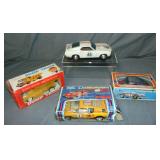 Lot of 4 Battery Operated Toy Vehicles, Some Boxed