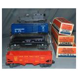 4 Nice Lionel Freight Cars, 3 Boxed