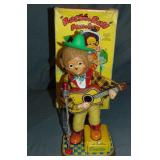 Boxed Alps Battery Op Rock N Roll Monkey.