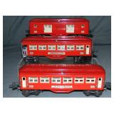 3 Clean Late Lionel 2600 Passenger Cars
