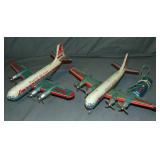 2 Linemar Capital Airlines Toy Airplanes