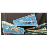 (3) Boxed Battery Op Airplane Toys