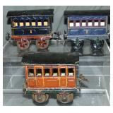 3 Early Marklin Ga 1 Passenger Cars
