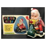 Santa Claus on Scooter. Boxed.