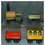 Nicely Restored Early French Floor Train