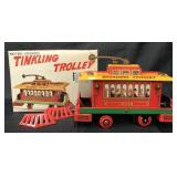 Battery Operated Tinkling Trolley Boxed.