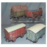 4 Carette 1 Ga Freight Cars